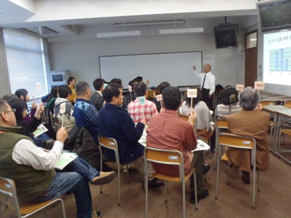 2013日本体験学習研究会（南山大学）でのオープンセッションの様子1