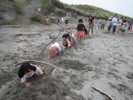海辺のネイチャーゲーム