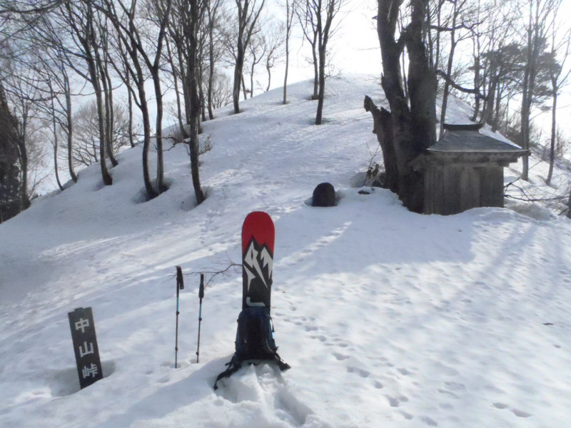 「命のトンネル」中山隧道、スノーボードで行く中山峠3