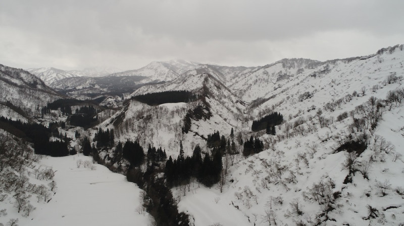 もうひとつの点線国道 雪の八十里越1