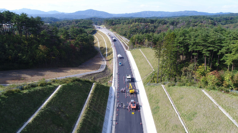 南三陸道路と大津波1