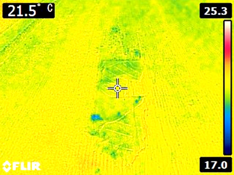 赤外線カメラによる舗装等の浮き調査